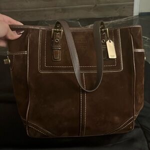 Coach velvet bag